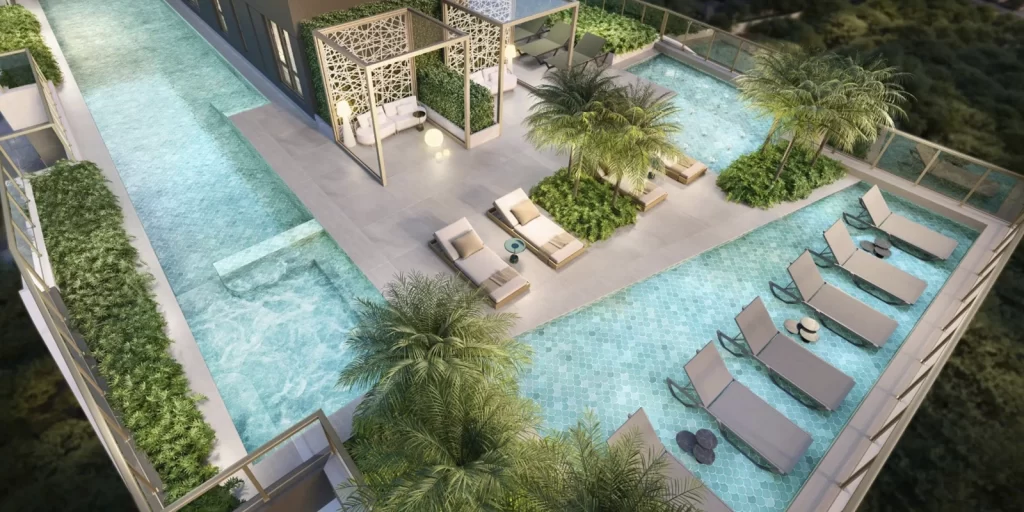 Perspectiva ilustrada planta residencial
