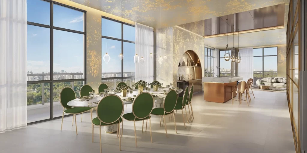 Perspectiva ilustrada planta residencial