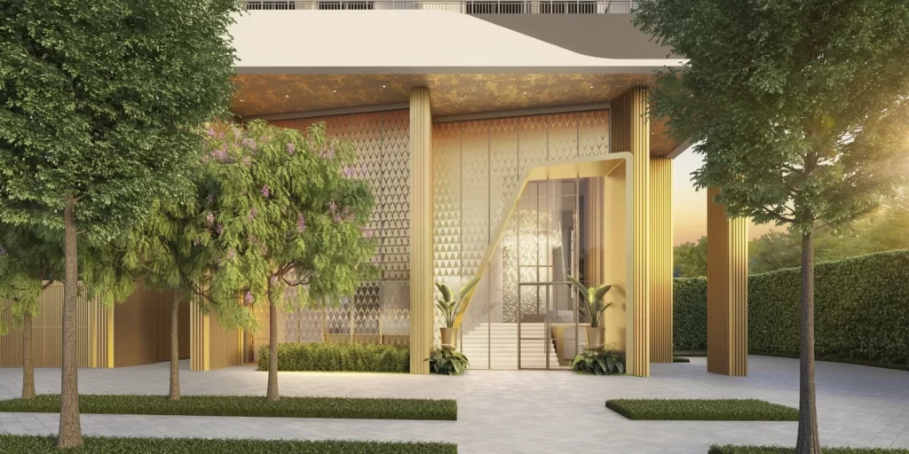 Perspectiva ilustrada planta residencial